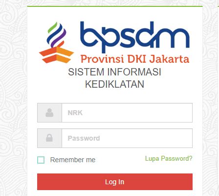 Simdiklat bpsdm jakarta go id  Jika anda kesulitan login ke dalam aplikasi ini silahkan untuk menghubungi Badan Pengembangan Sumber Daya Manusia Provinsi DKI Jakarta